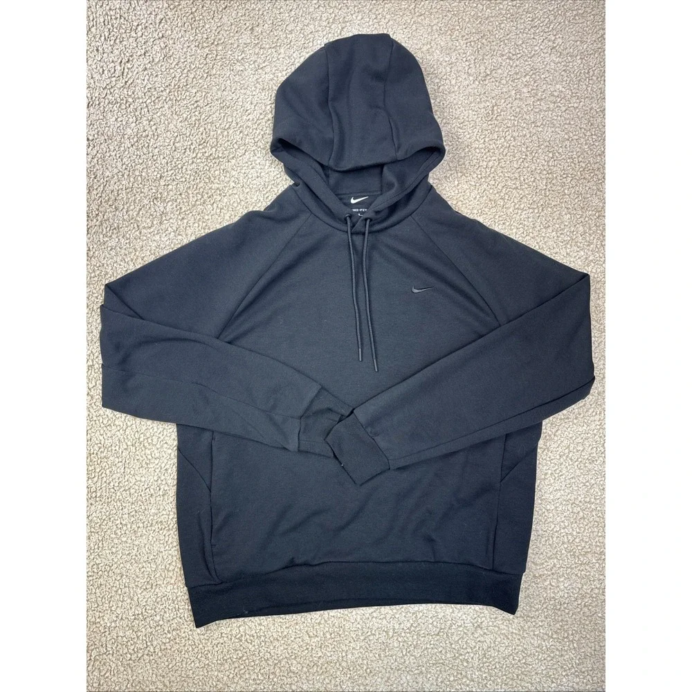 Nike Dri-FIT Men's Primary Fleece UV Pullover Hoodie FZ0969-010 Size M